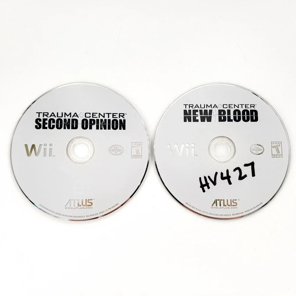 Trauma Center: Second Opinion & New Blood Nintendo Wii Complete Tested & Works